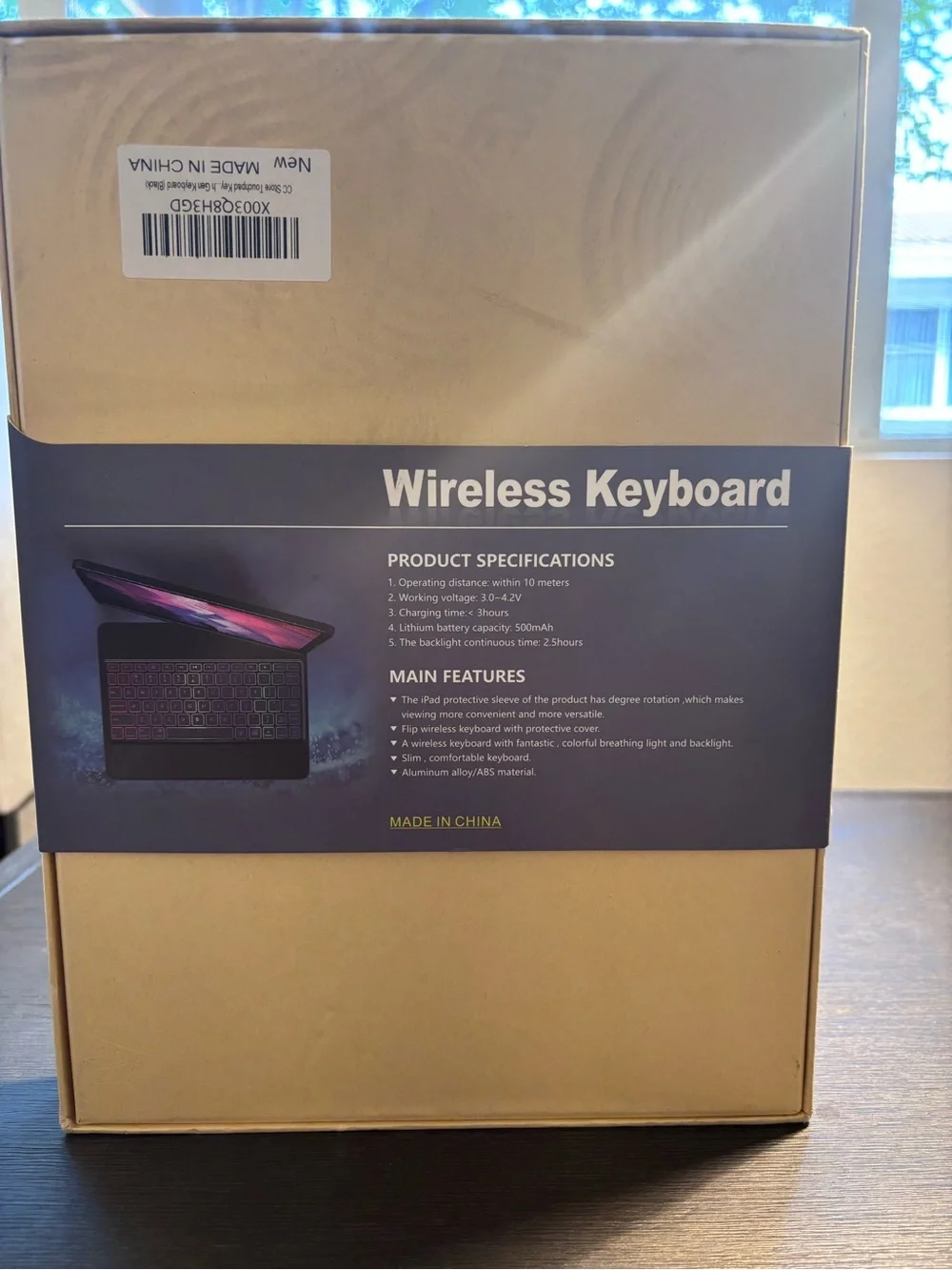 NEW CC Store Wireless Touchpad Keyboard Case for iPad Black Bluetooth Slim CM-01